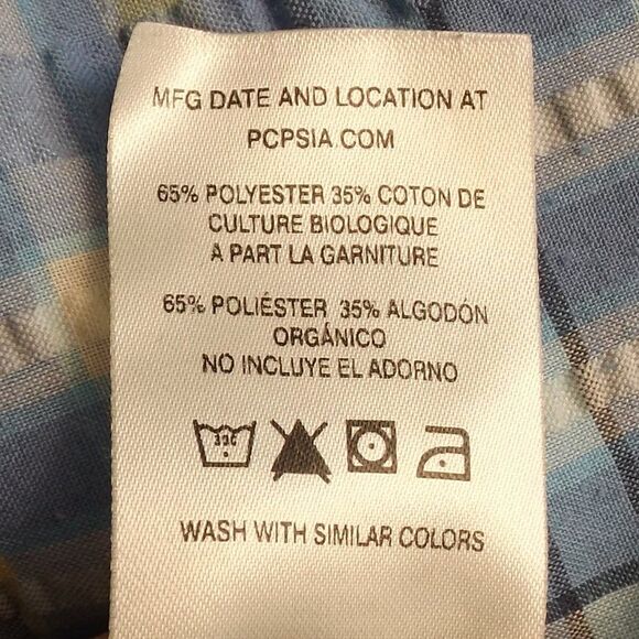 Patagonia Shirt, L, Puckerware/Seersucker, Short sleeves, Buttons, Victory Ranch - Picture 13 of 15